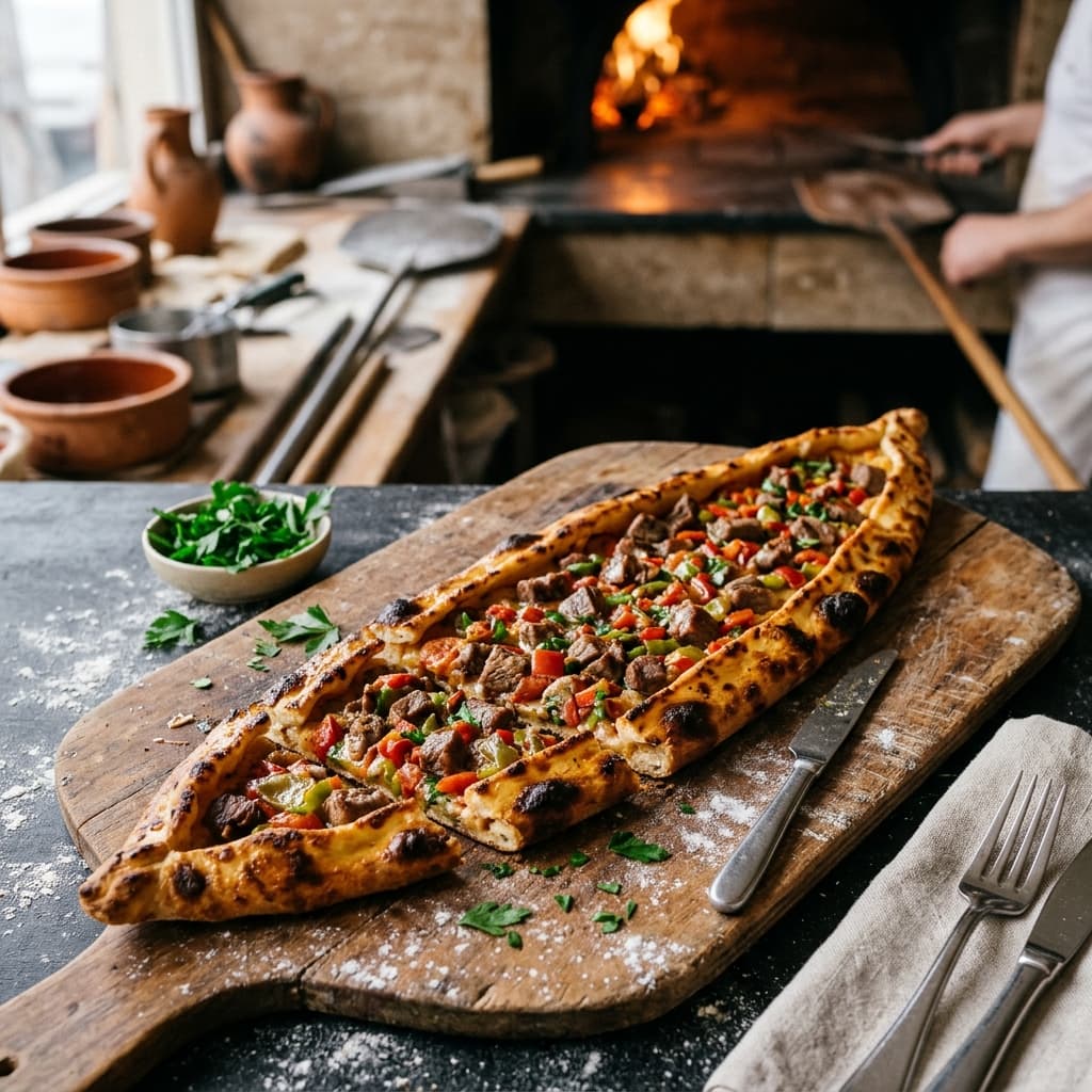 Kuşbaşılı pide